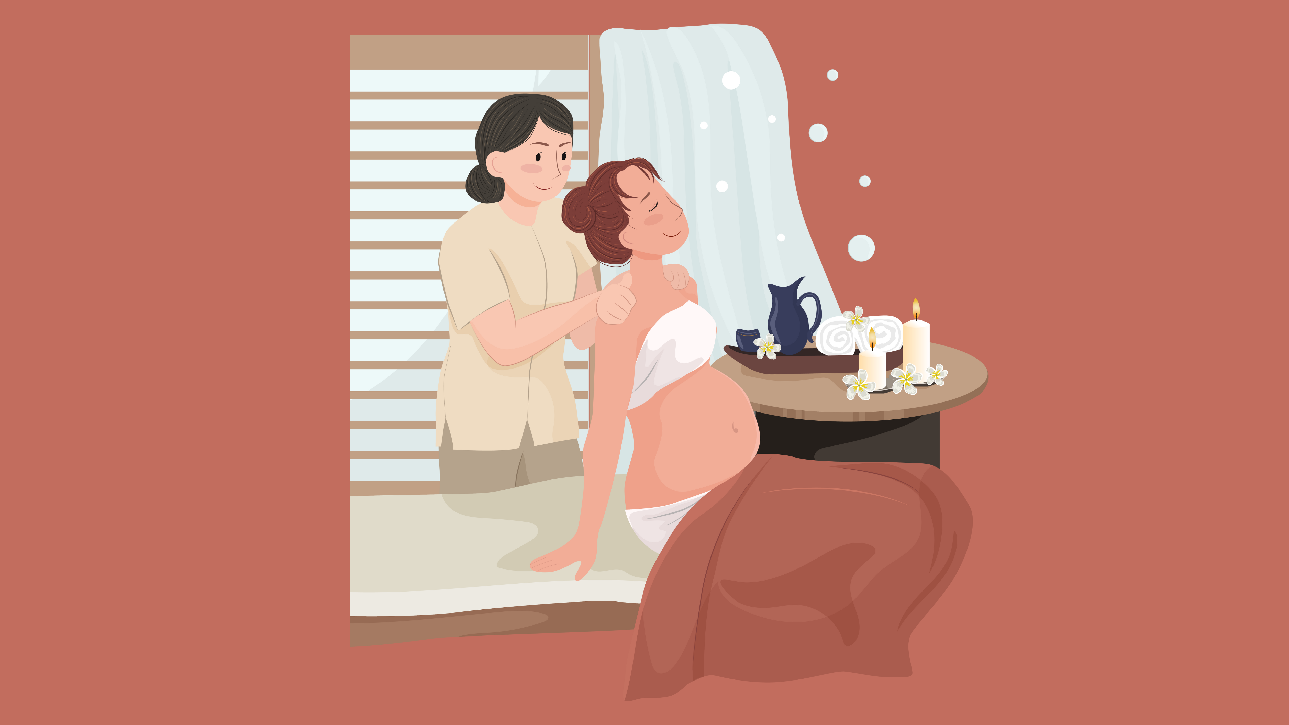 Icone pour parler de mes certifications
pour le massage prénatal et pour le soin Rebozo