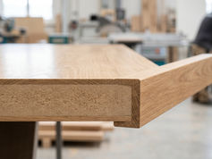 Detalle de calidad de Mesa de Comedor Comercial MDF E1