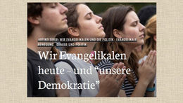 Dr. Gerrit Hohage: Evangelikale in Deutschland und die Politik