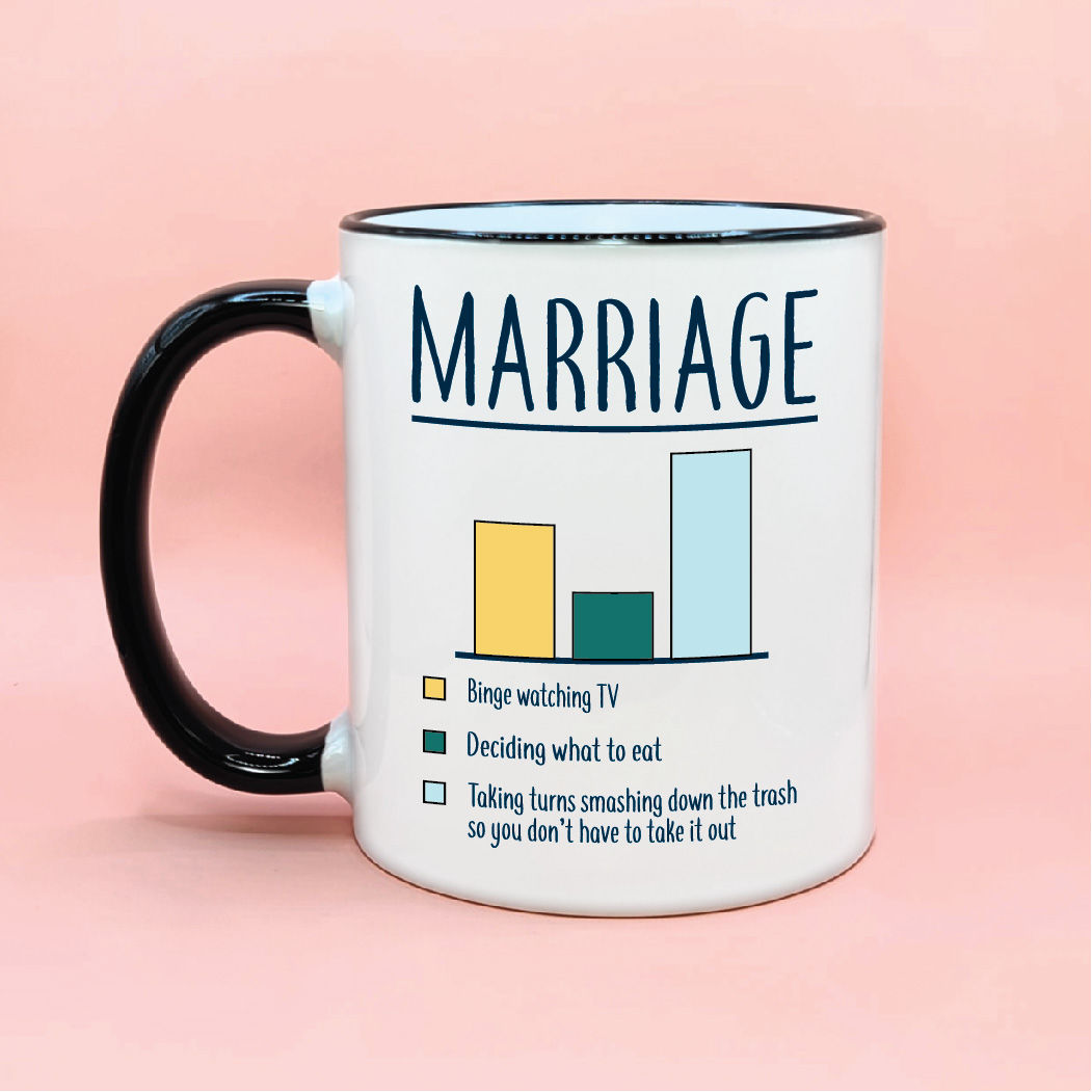 Marriage Bar Graph Coffee Mug