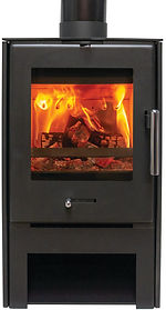 X30 Cube Convector on 200mm Log store and convector sides