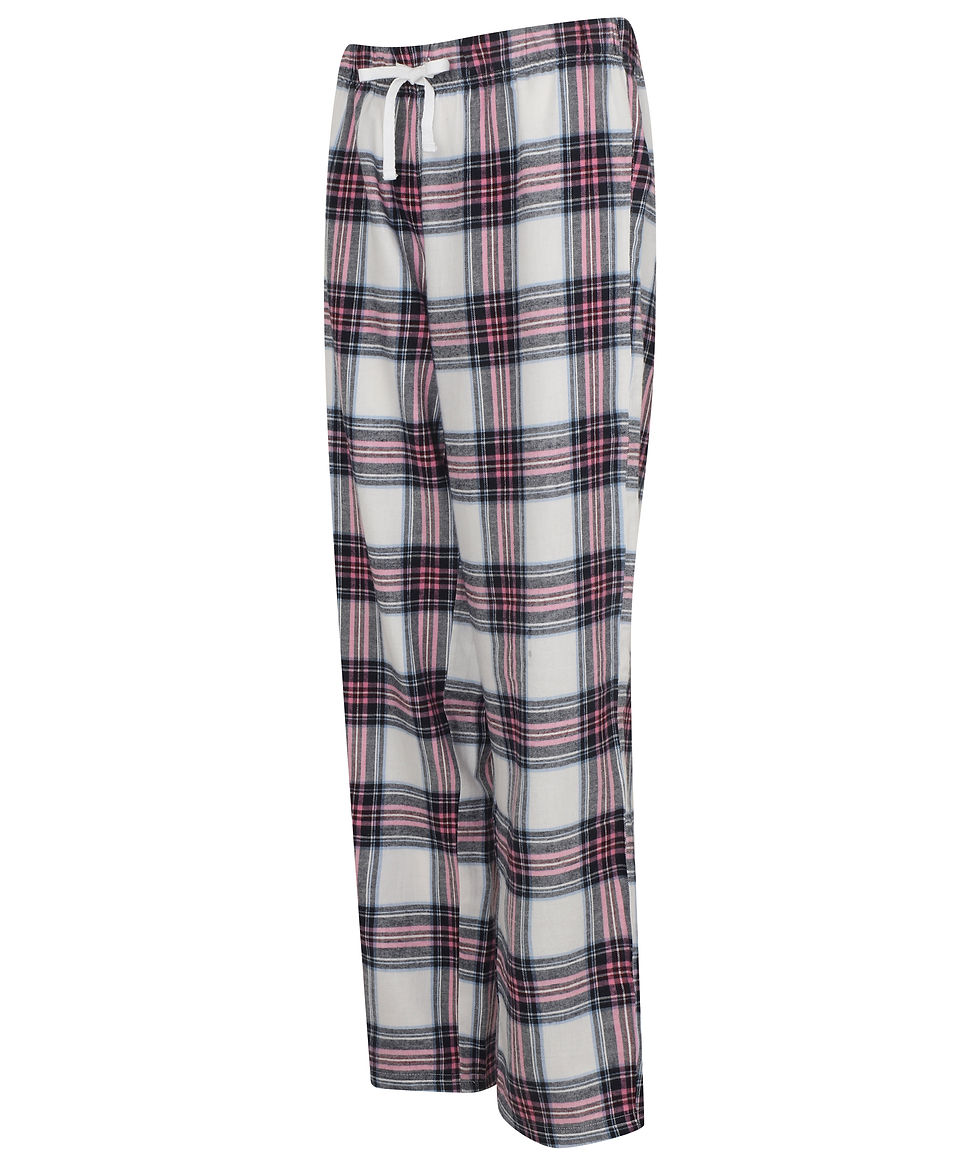 Thumbnail: Tartan PJ trousers - Adult and Child
