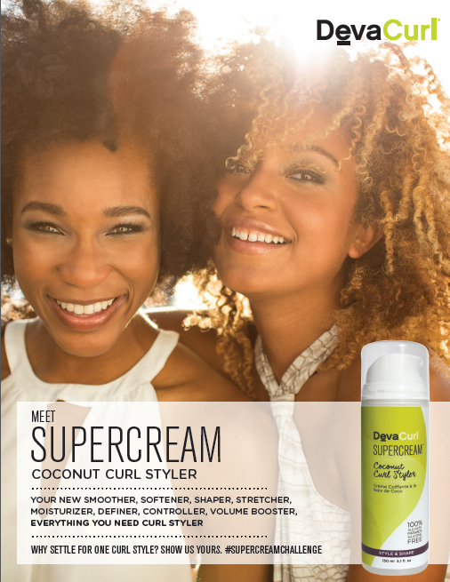 Kamla-Kay in DevaCurl hair care ad