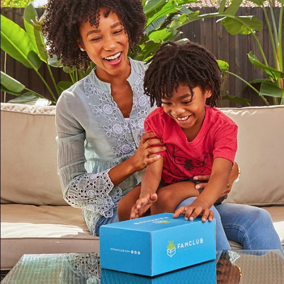 Model & modeling coach Kamla-Kay for Fam Club ad. Mother's Day