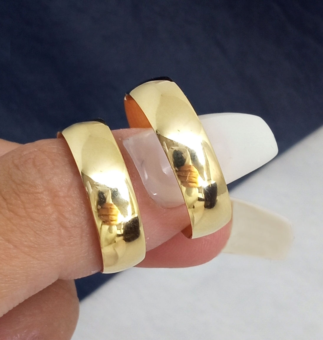 Par de alianças em Ouro 18k