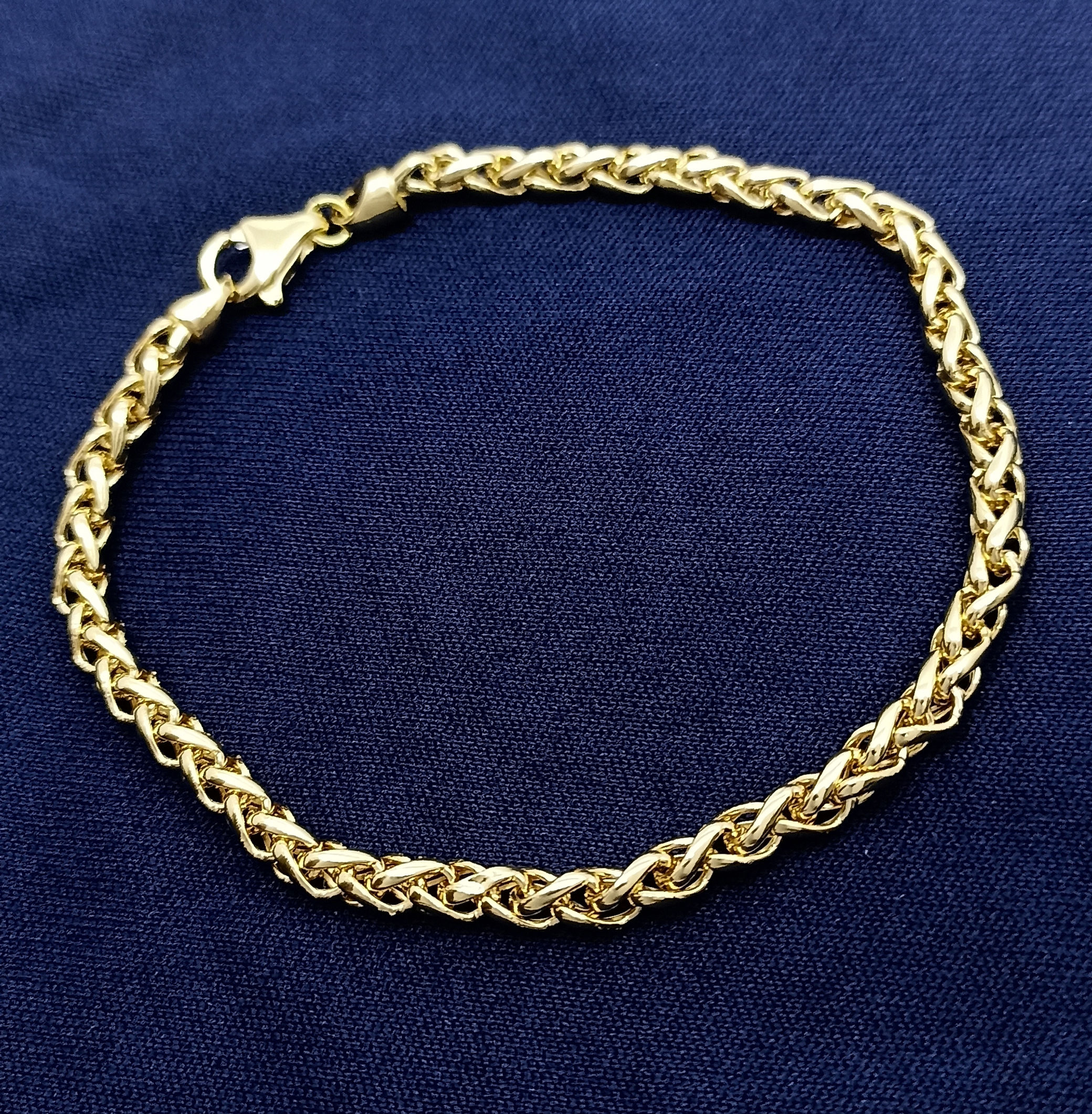 Pulseira feminina em Ouro 18k palmeira
