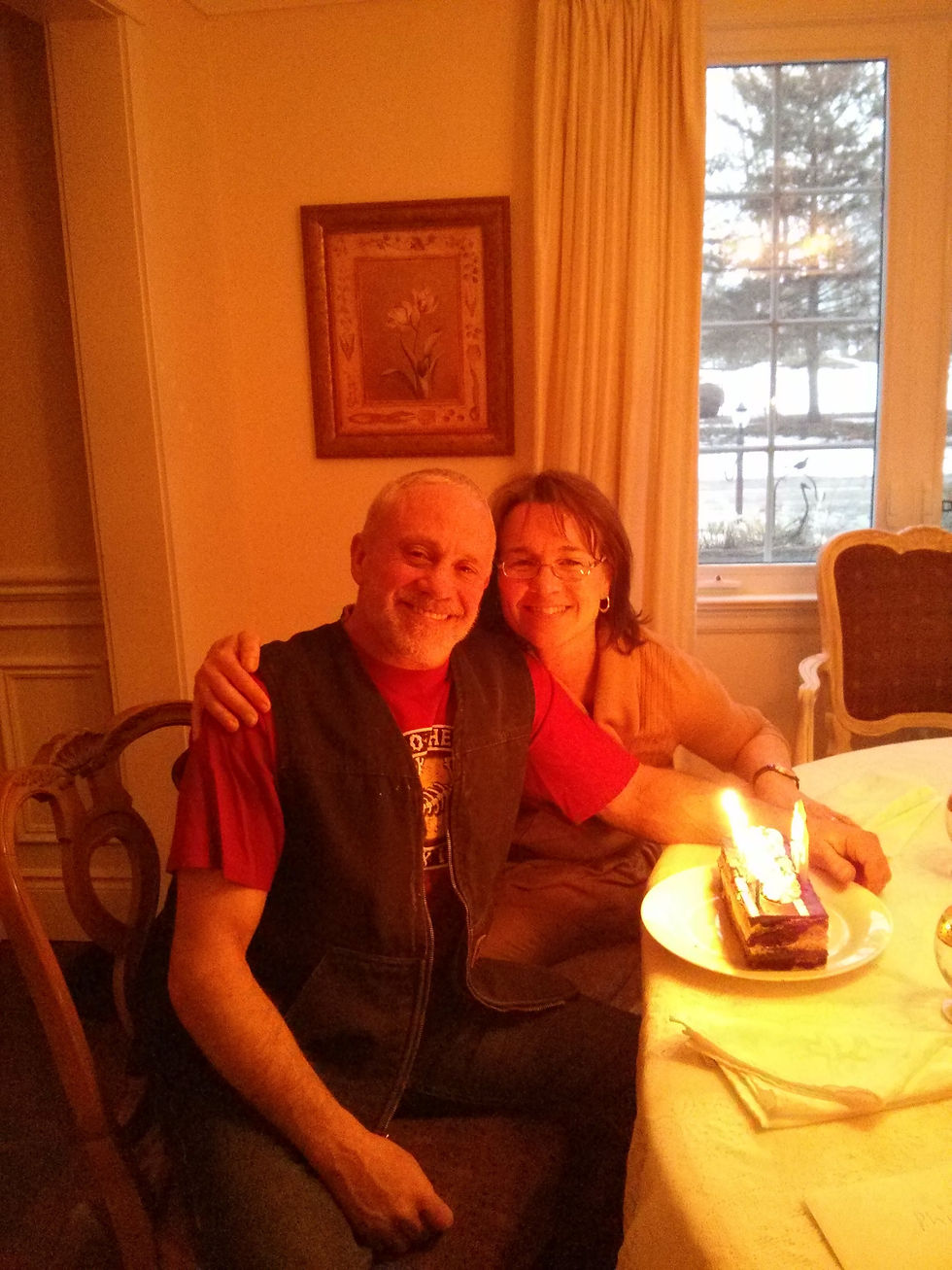 A photo of Philip and Wendy