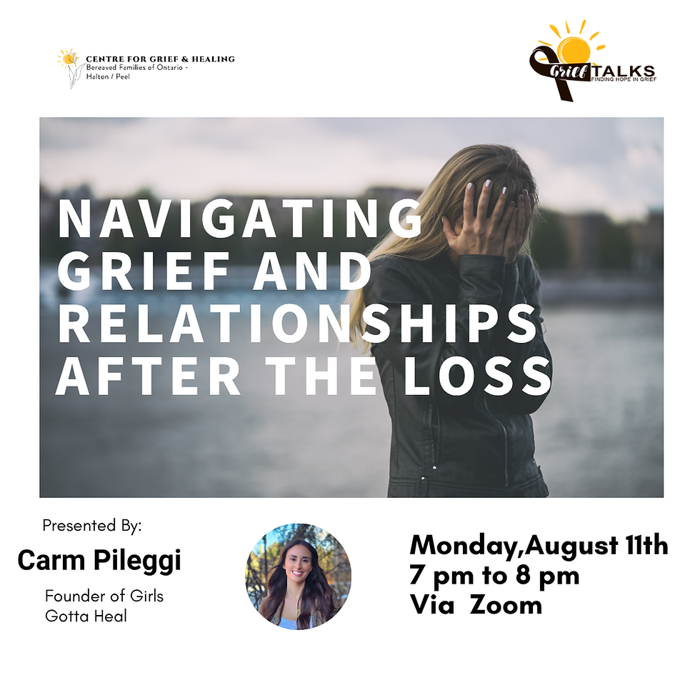 GriefTalks: Navigating Grief and Relationships After the Loss