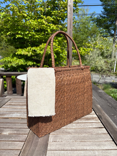 002】山葡萄かごバッグ《二目網代5mm》 | RICORDO八ヶ岳