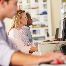 Workers at Their Computers