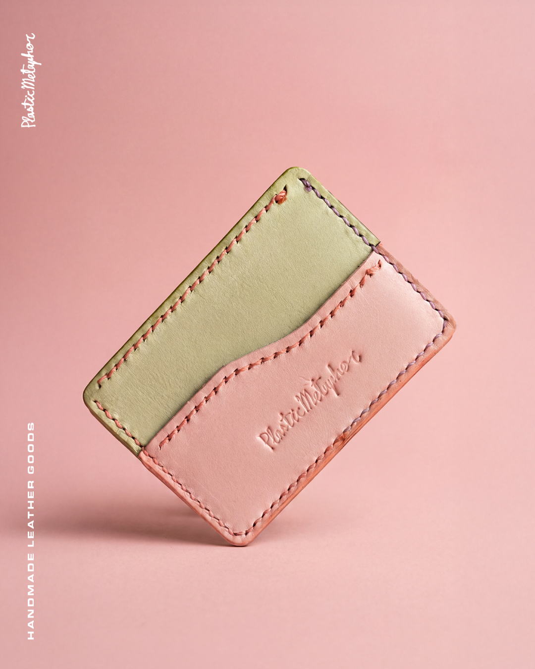 Cardholder Light Pink +Light Green