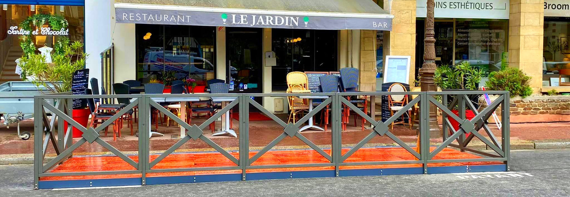 Terrasse estivales en bois - Slideck