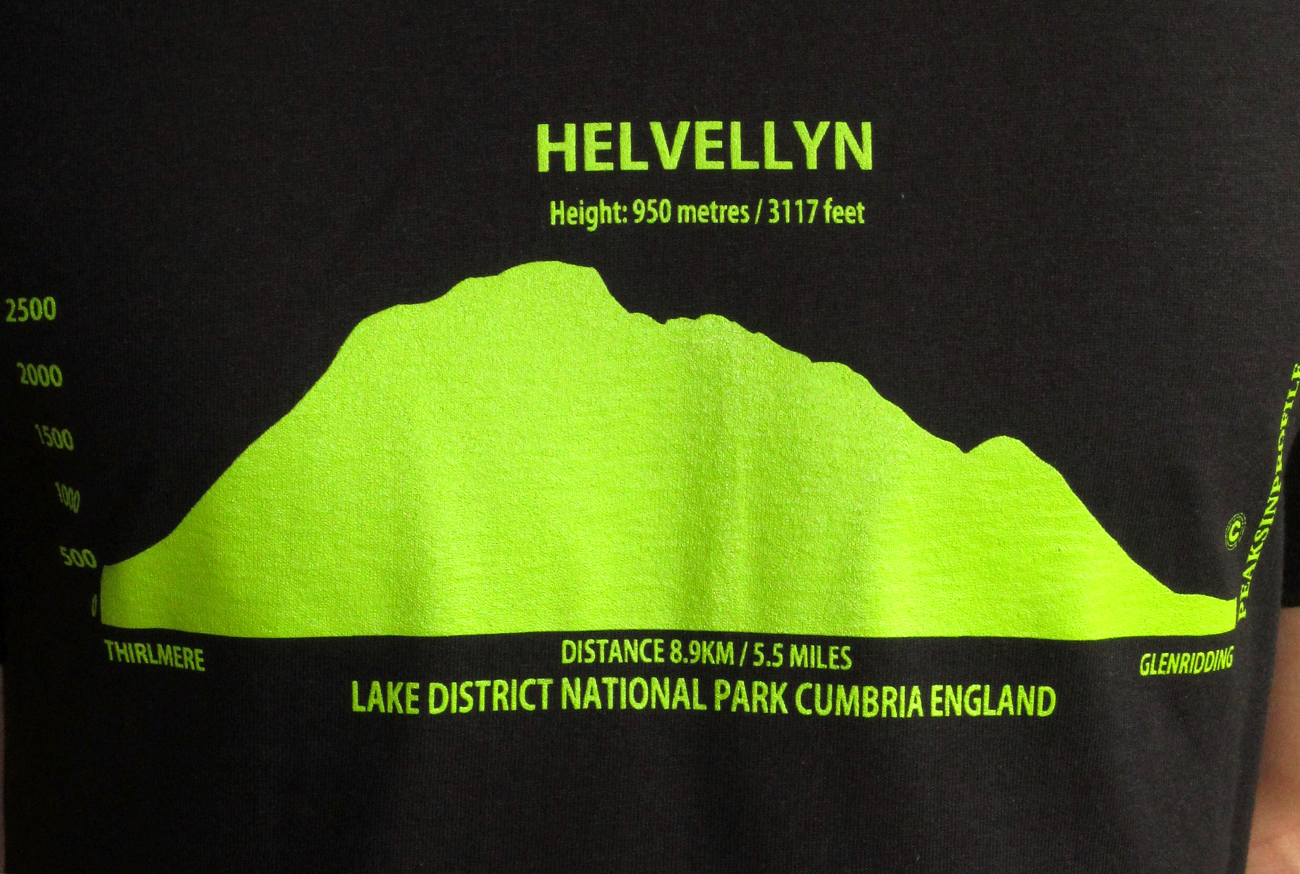 Lake District Fluo Profile T-shirt