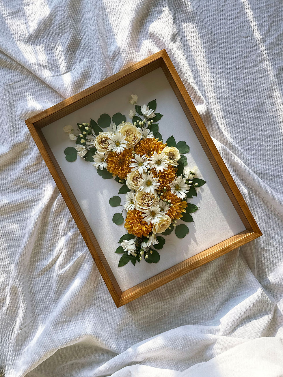 Thumbnail: 18"x 24" - 50% Deposit - 3D Floral Preservation