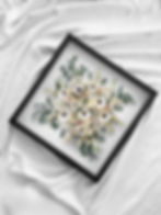Thumbnail: 24"x 24" - 50% Deposit - 3D Floral Preservation
