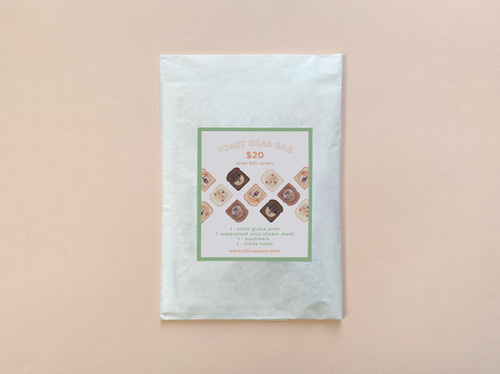 Shiba Inu Toast Grab Bag | Shiso Paper