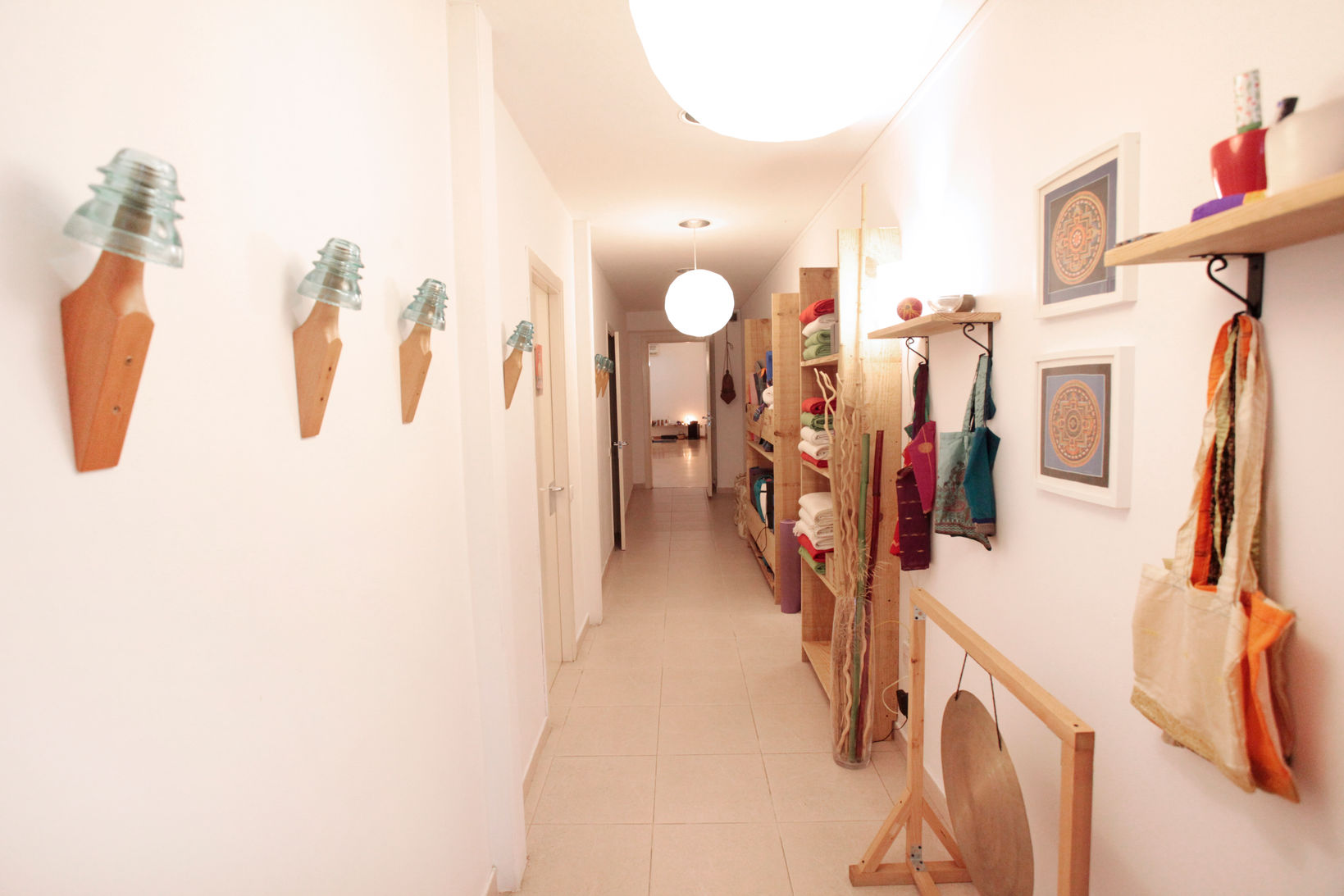 Camino a la Sala de yoga