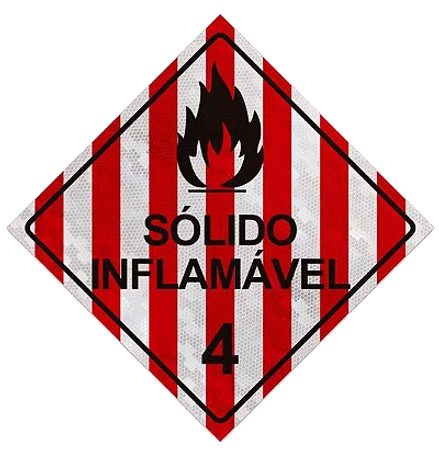 Placa Mopp Sólido Inflamável