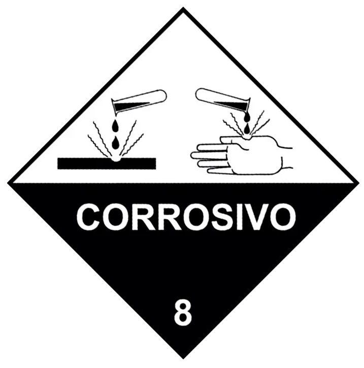 Placa Mopp Corrosivo