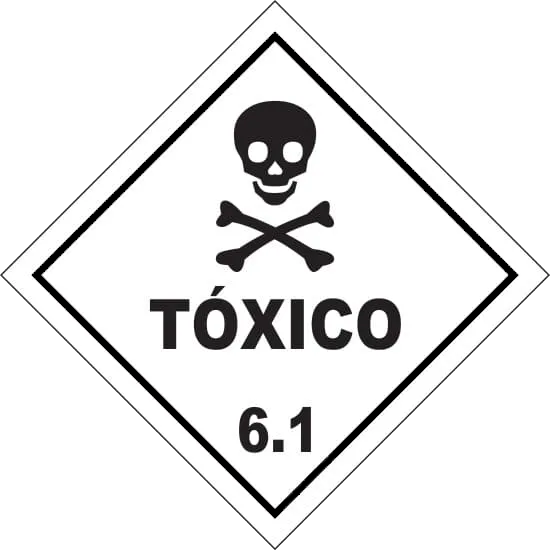 Placa Mopp Tóxico
