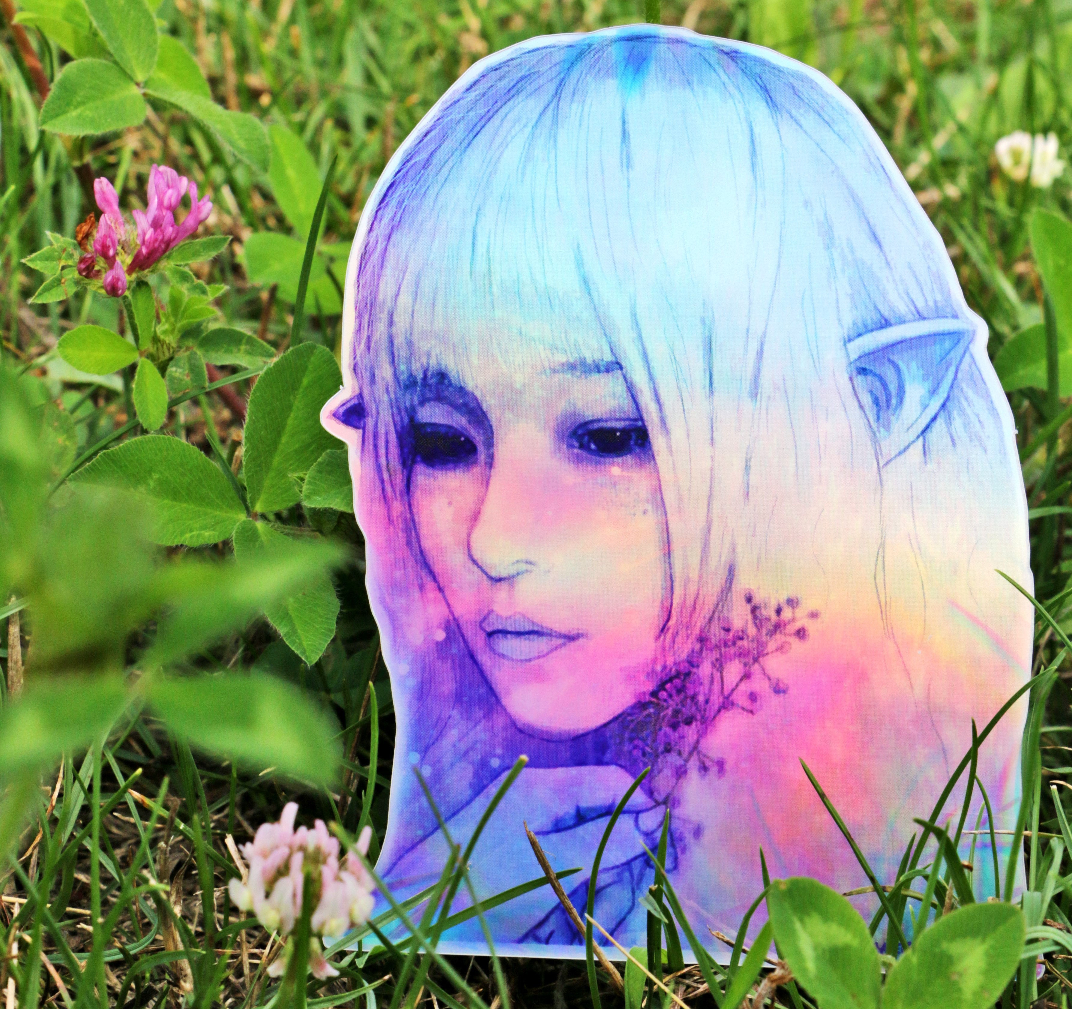 "Starcane Fae" Holographic Sticker