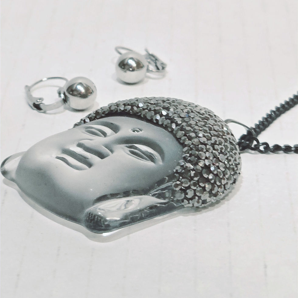 Thumbnail: Buddha Lover Earring and Necklace Set