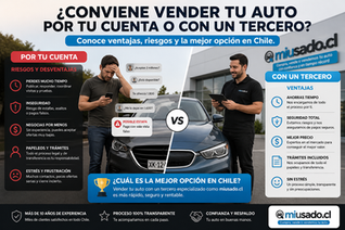 ¿Conviene vender tu auto por tu cuenta o a través de un tercero en Chile?