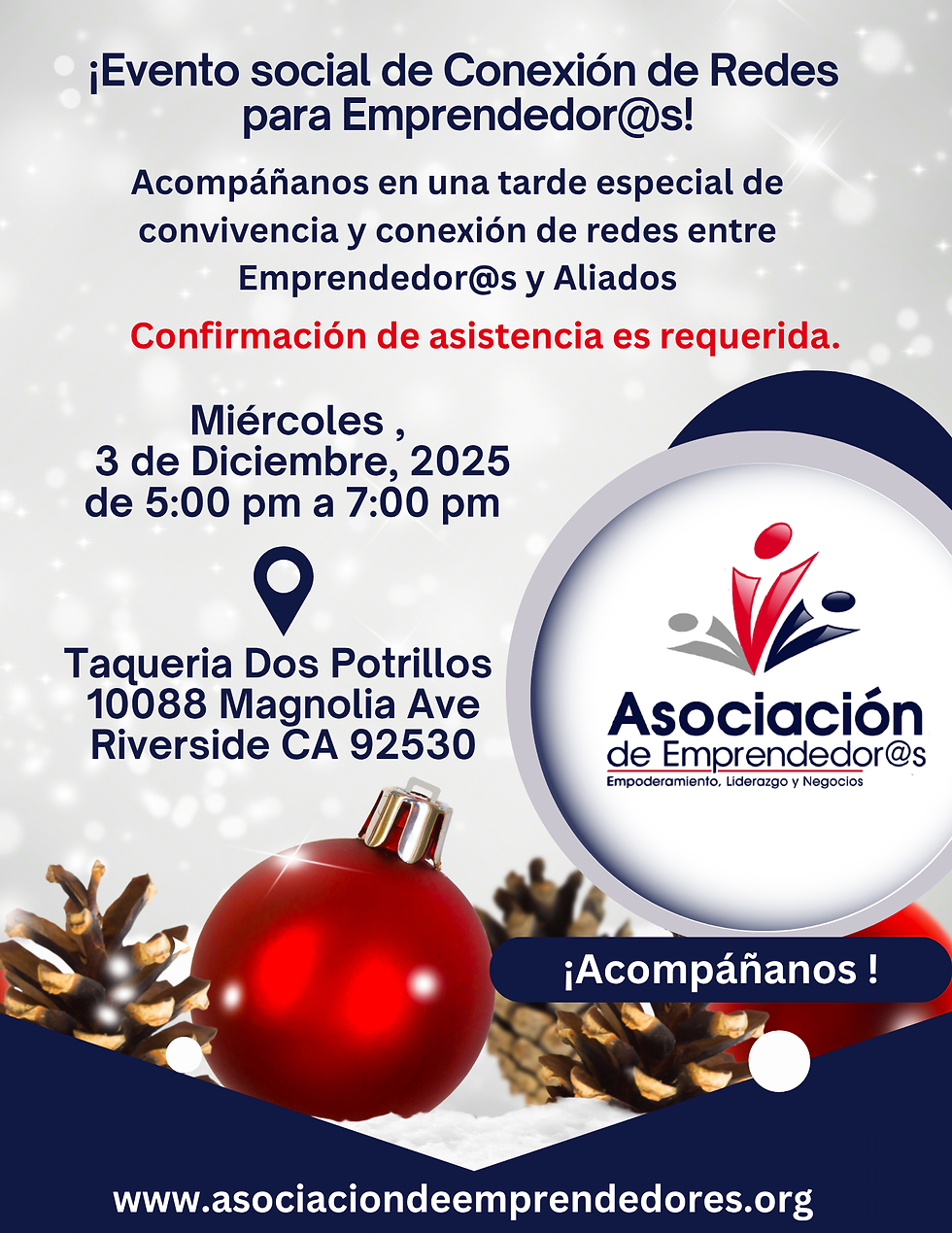 Registro – Evento Social de Conexión de Redes para Emprendedor@s