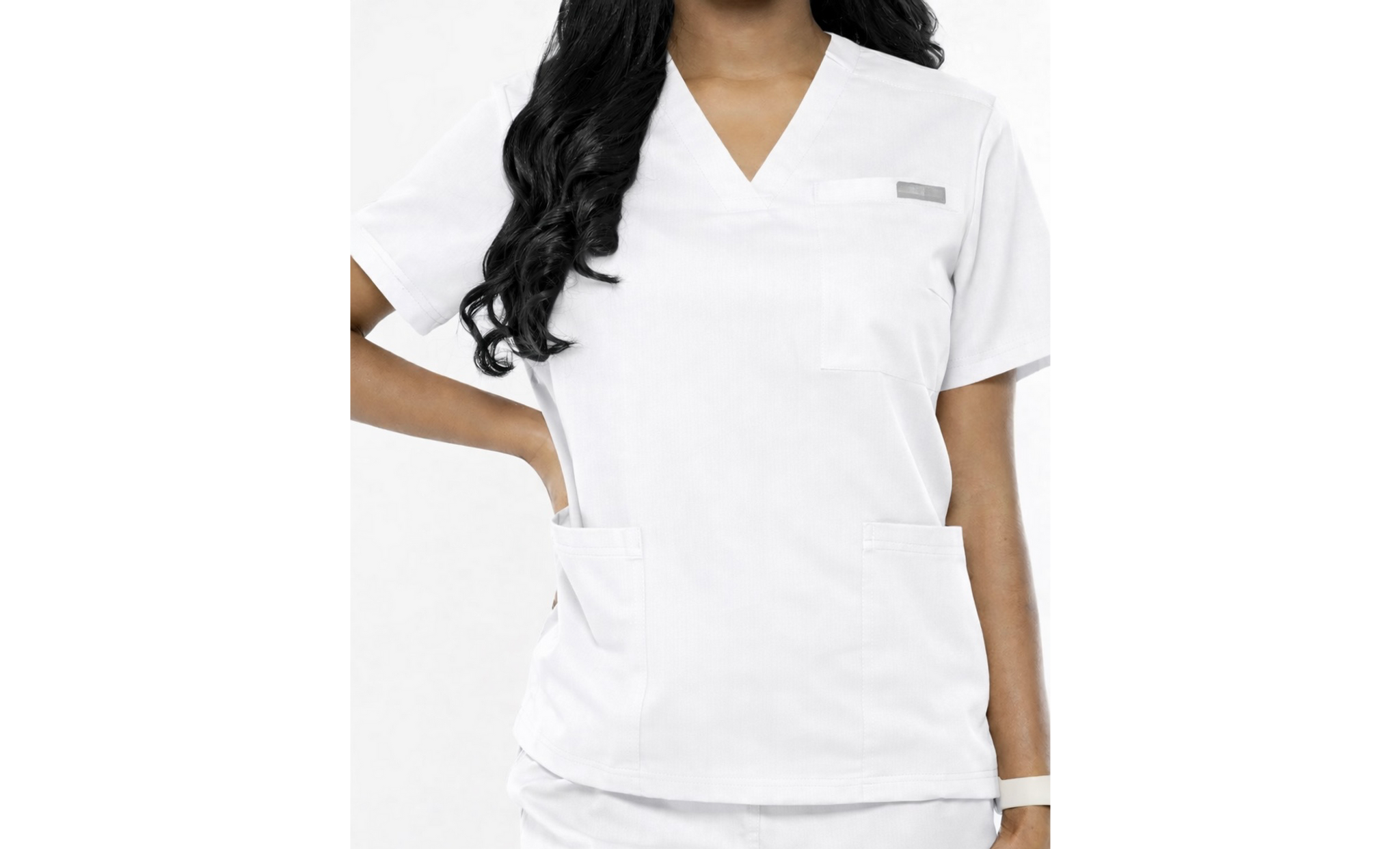 ScrubHubNY Classic V-Neck 3-Pocket Scrub Top