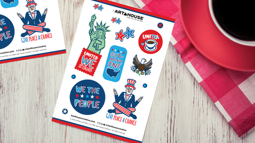 Unity Sticker Sheet | Hart House Creative