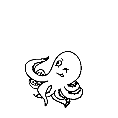 Artist Made Animated Octopus Artist