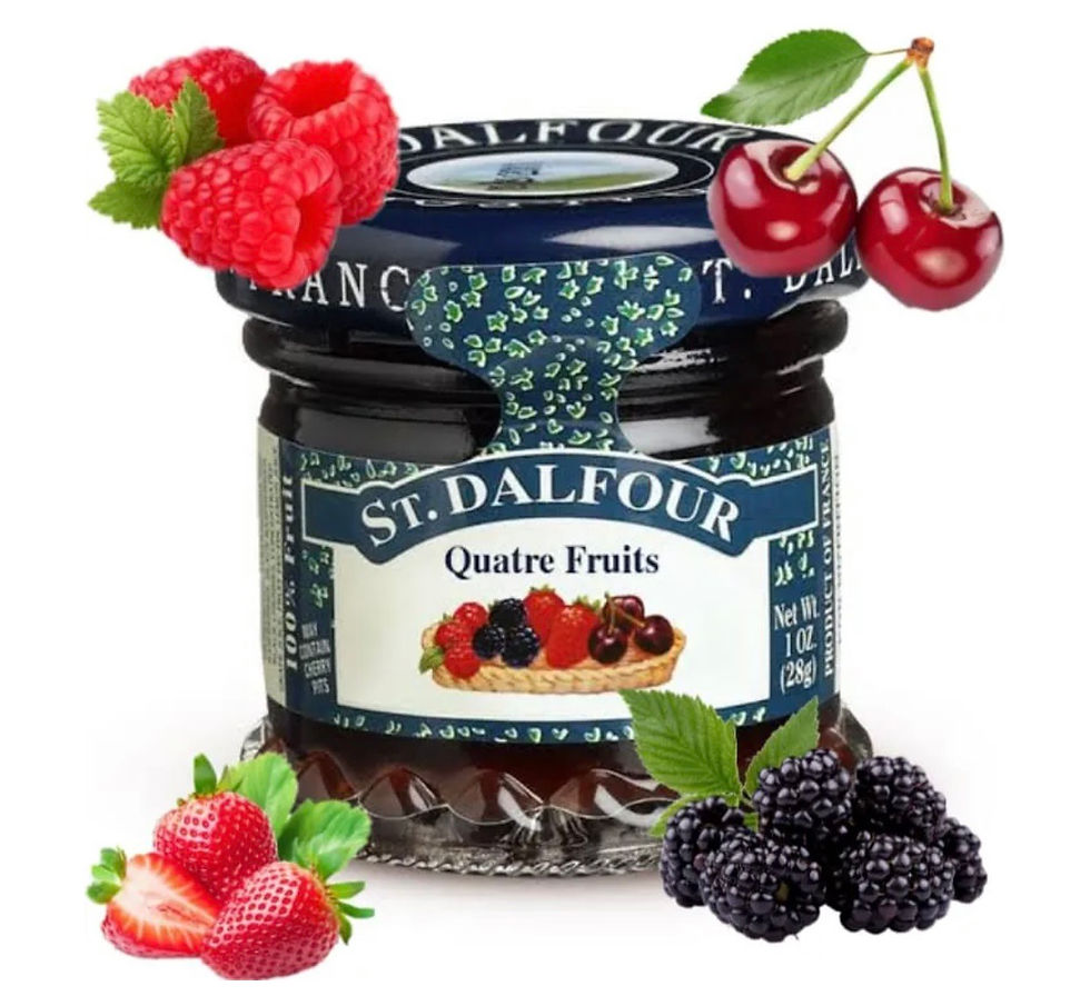 Geleia francesa St Dalfour - Frutas Vermelhas - 28g