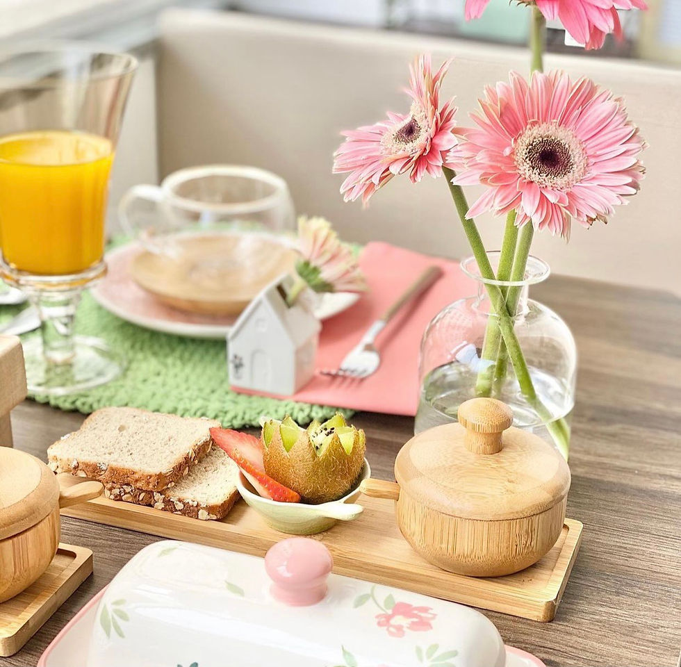 Mini panelinha em bambu