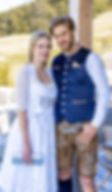 Brautdirndl weiss Tracht Brautigam