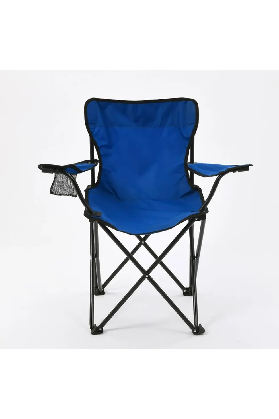 Thumbnail: Tear-Resistant Picnic and Camping Chair - With Shatterproof Protective Cover - Blue