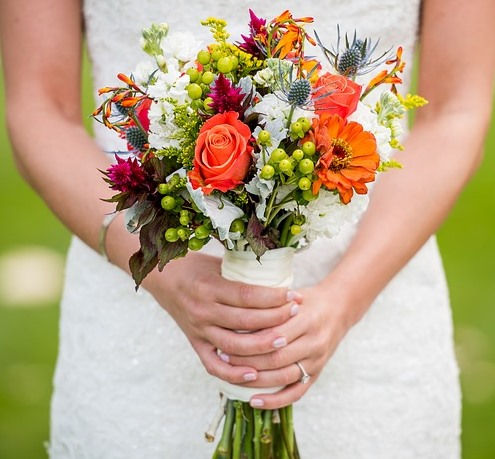 Bouquet de flores campestres