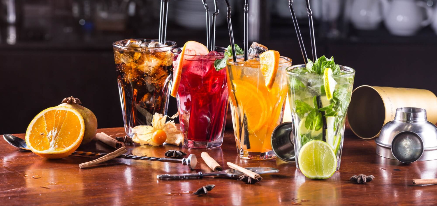 Arranged Food and Objects