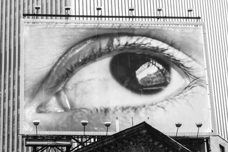 ad, nyc, eye, b&w