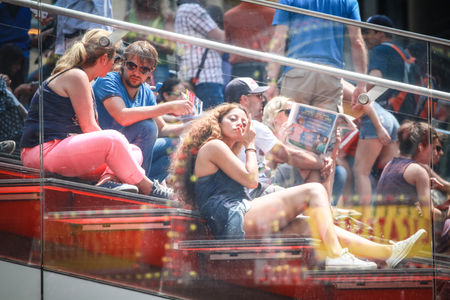 nyc, new york, times square, street photography, woman