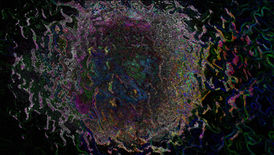 Abstract colorful digital art, swirling patterns