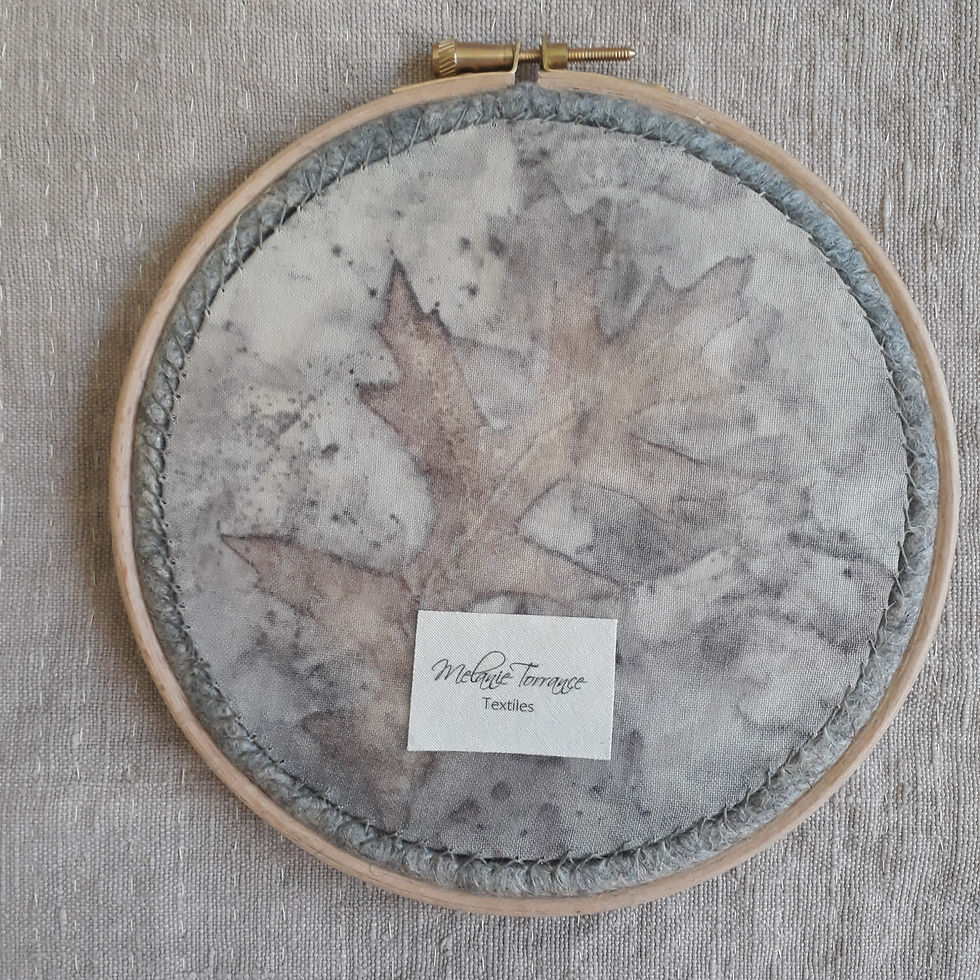 Thumbnail: Spring - embroidery and needle felt hoop art