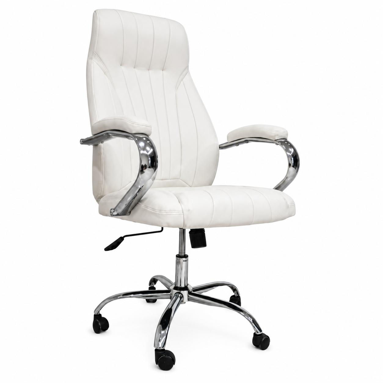 white office chair for boss dubai