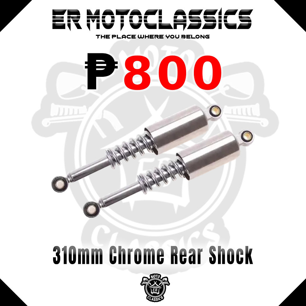 310mm Chrome Rear Shock