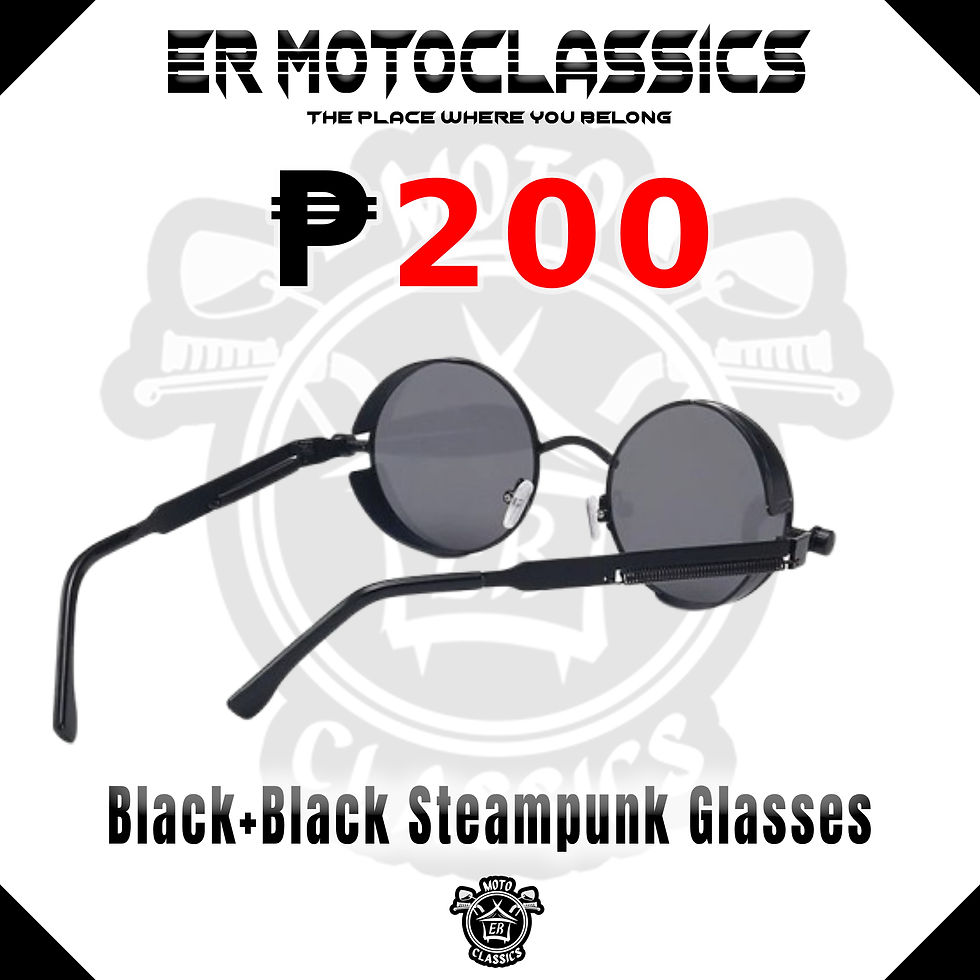 Black+Black Steampunk Glasses