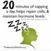 A 20-minute nap is a power booster to your psyche and overall health