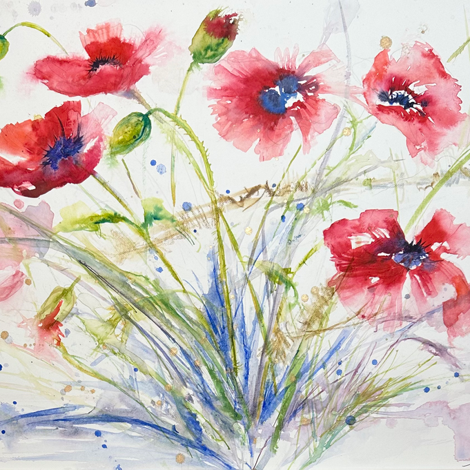 Summer-Poppies-JanisRunyan-watercolor.heic