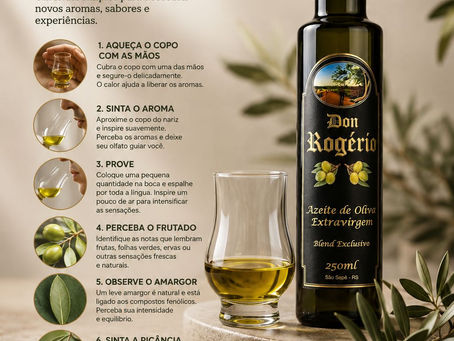 Como degustar azeite em casa: um ritual simples para descobrir novos sabores