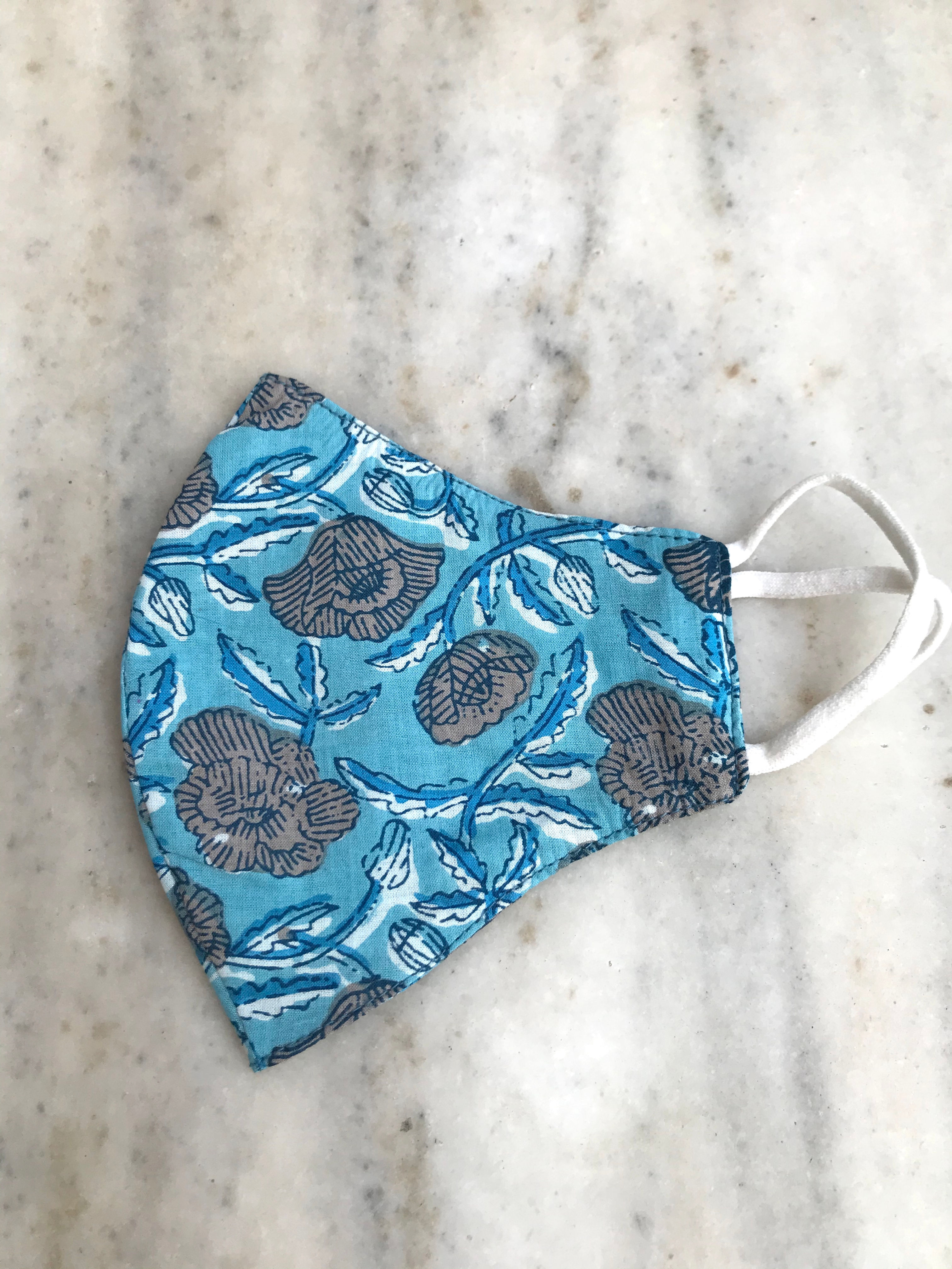 ブロックプリントマスク④