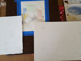 Chicago Watercolor Sketches: update March 25th