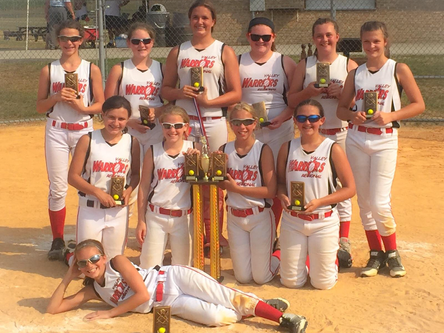 Congrats 12u Valley Regional Warriors - 2016 PA Softball Rec/Class "B" STATE CHAMPIONS!!!
